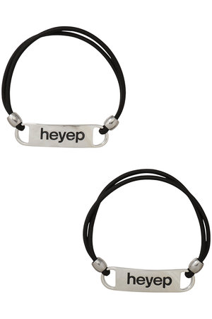 ヘイップ/heyepのLogo Hair Ties(2P Set)
