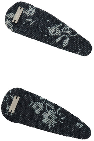 ヘイップ/heyepのFloral Denim Hair Clips（2P Set）(140300/140303)