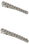 Crystal Chain Hair Clips（2P Set） ヘイップ/heyep シルバー