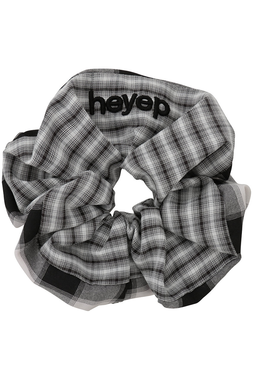 Dual Check Scrunchie