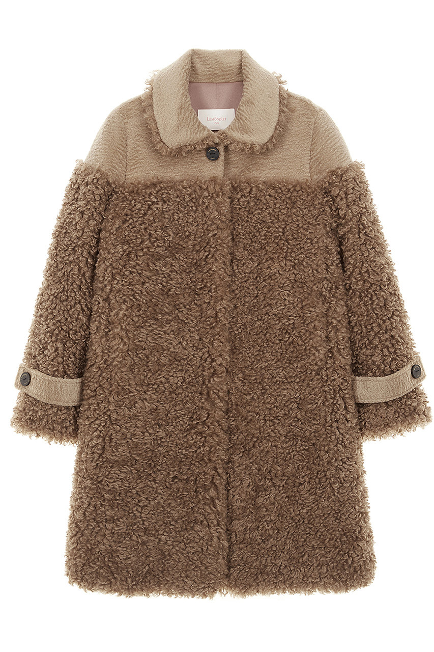 レモンプレット/LemonpletのFAUX FUR ANGE L COAT(BROWN/LCT022KRFKF)