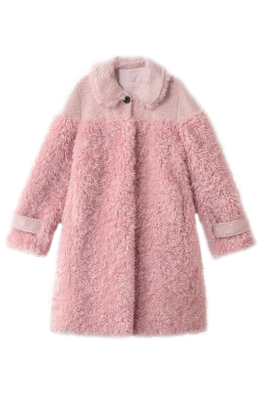 レモンプレット/LemonpletのFAUX FUR ANGE L COAT(ピンク/LCT022KRFKF)