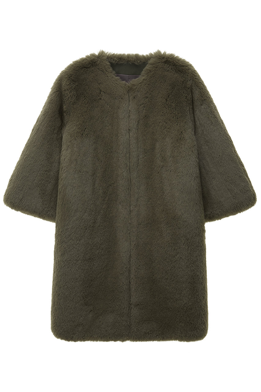 レモンプレット/LemonpletのFAUX FUR 7 KUN COAT(KHAKI/LCT002KRFKF)