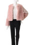 FAUX FUR FURRY JACKET レモンプレット/Lemonplet