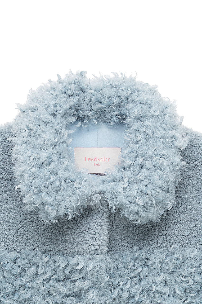 Lemonplet(レモンプレット)｜FAUX FUR BONNE JACKET/BLUE の通販