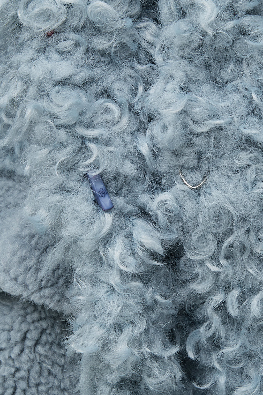 Lemonplet(レモンプレット)｜FAUX FUR BONNE JACKET/BLUE の通販