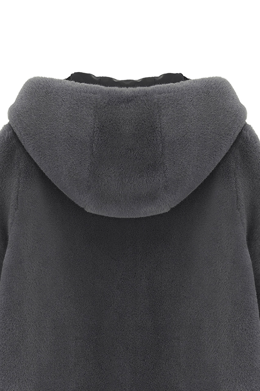 Lemonplet(レモンプレット)｜FAUX FUR BIEN HOODED SHORT JACKET  