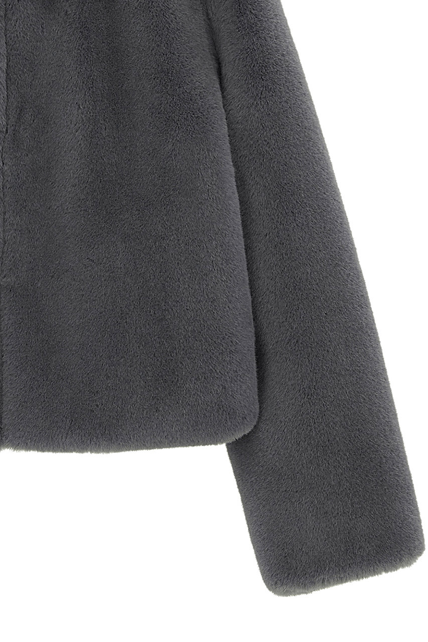 Lemonplet(レモンプレット)｜FAUX FUR BIEN HOODED SHORT JACKET  