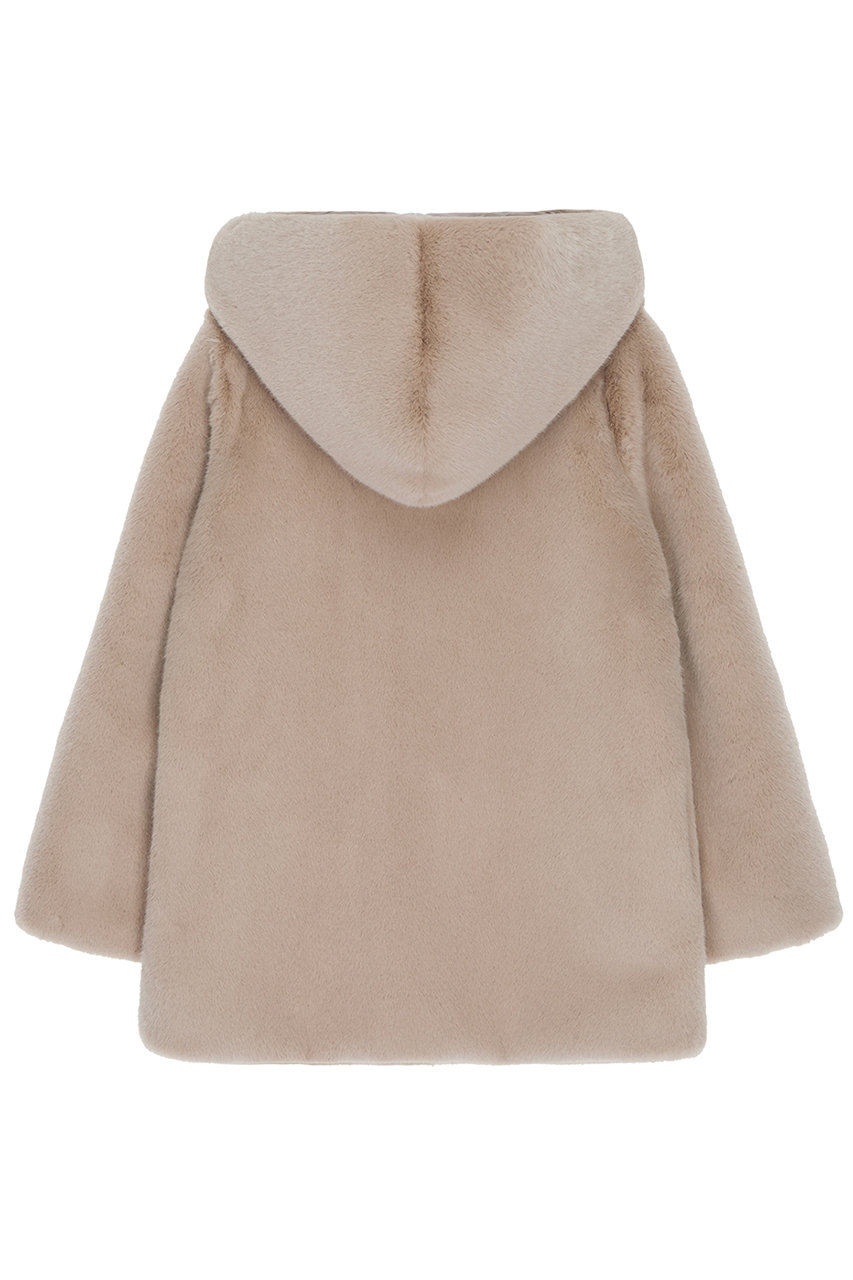 Lemonplet(レモンプレット)｜FAUX FUR BIEN HOODED JACKET/BEIGE の