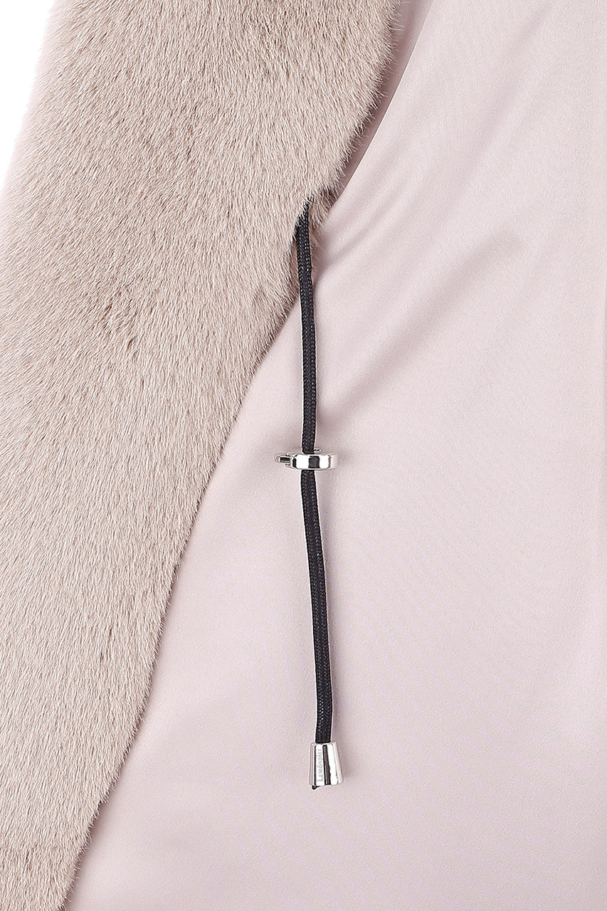 専用　レモンプレットFAUX FUR LAON HOODED MAXI VEST Lemonplet(レモンプレット)｜FAUX FUR LAON HOODED MAXI VEST/BEIGE の