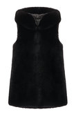 FAUX FUR CUPID HOODED VEST