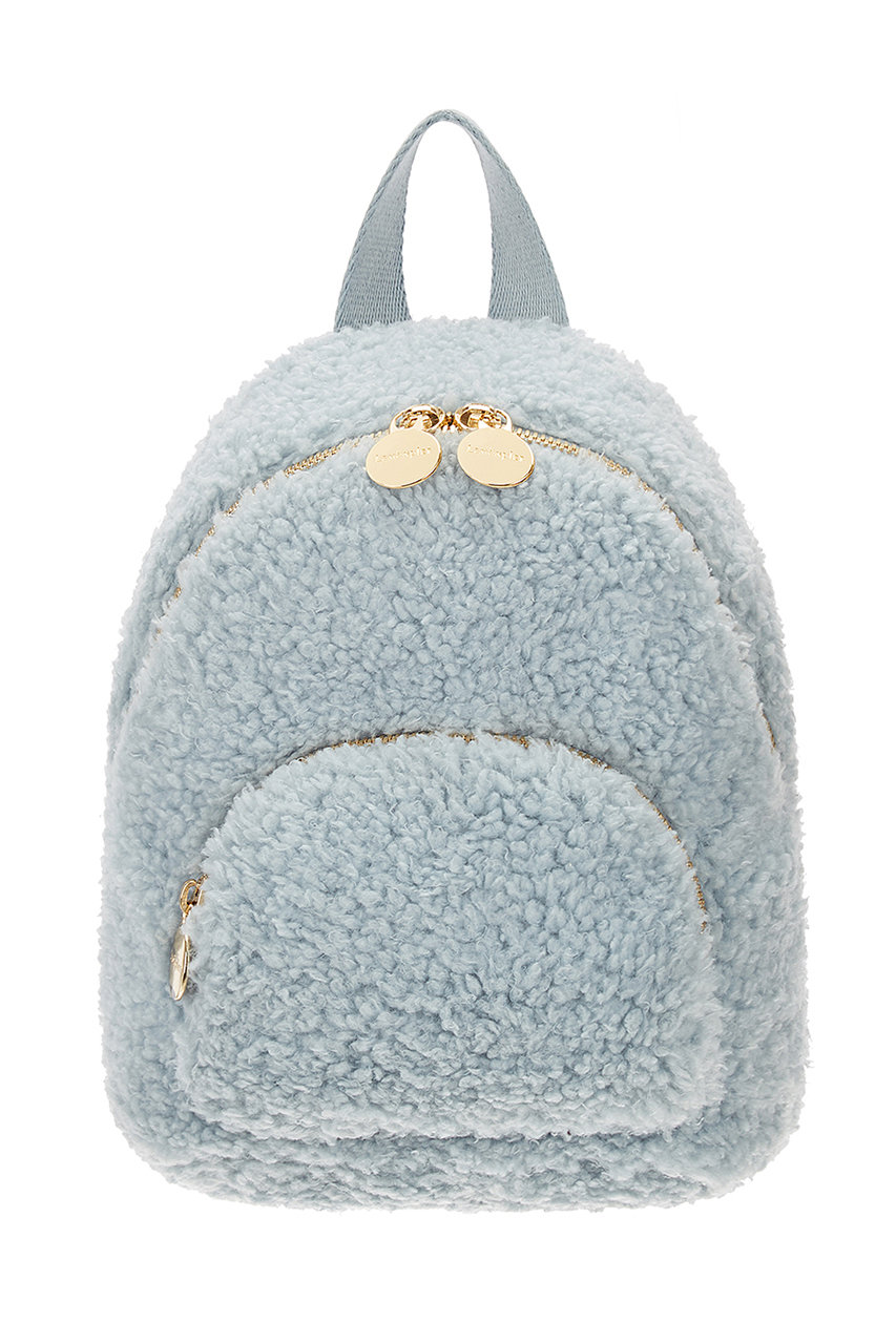 レモンプレット/LemonpletのFAUX FUR ADORA MINI BACKPACK(MINT/LAC019KRACC)