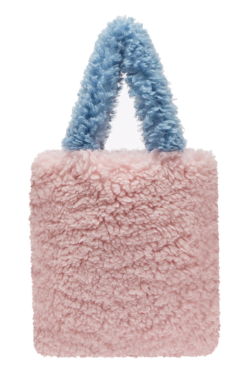 レモンプレット/LemonpletのFAUX FUR MORIE ECO BAG(BABYPINK&BABYBLUE/LAC008KRACC)