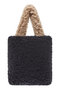 FAUX FUR MORIE ECO BAG レモンプレット/Lemonplet NAVY&BEIGE