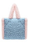 FAUX FUR PHRYNE ECO BAG レモンプレット/Lemonplet BABYBLUE&BABYPINK