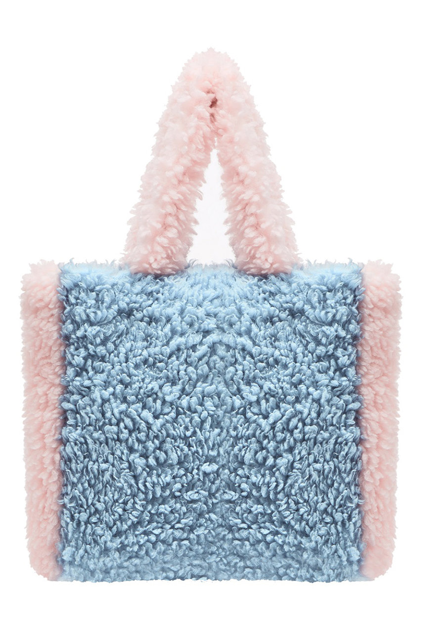 レモンプレット/LemonpletのFAUX FUR PHRYNE ECO BAG(BABYBLUE&BABYPINK/LAC007KRACC)