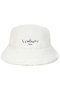 FAUX FUR BUCKET HAT WITH LEMONPLET LOGO レモンプレット/Lemonplet WHITE