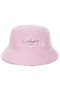 FAUX FUR BUCKET HAT WITH LEMONPLET LOGO レモンプレット/Lemonplet LAVENDER