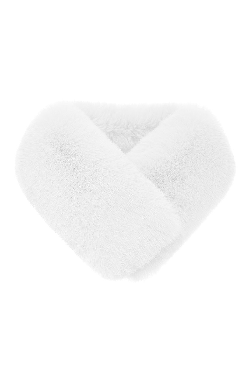 レモンプレット/LemonpletのFAUX FUR RONNI NECK WARMER(WHITE/LAC001KRACC)