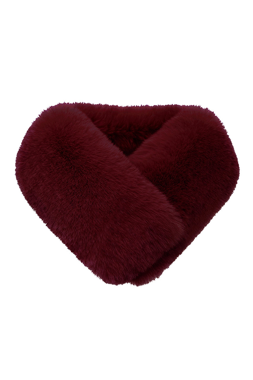 レモンプレット/LemonpletのFAUX FUR RONNI NECK WARMER(BORDEAUX/LAC001KRACC)