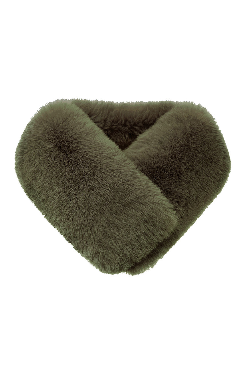 レモンプレット/LemonpletのFAUX FUR RONNI NECK WARMER(KHAKI/LAC001KRACC)