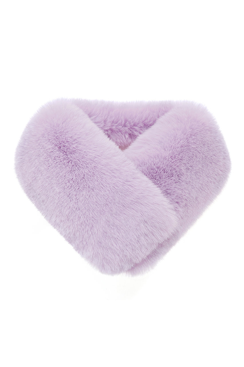 レモンプレット/LemonpletのFAUX FUR RONNI NECK WARMER(LAVENDER/LAC001KRACC)