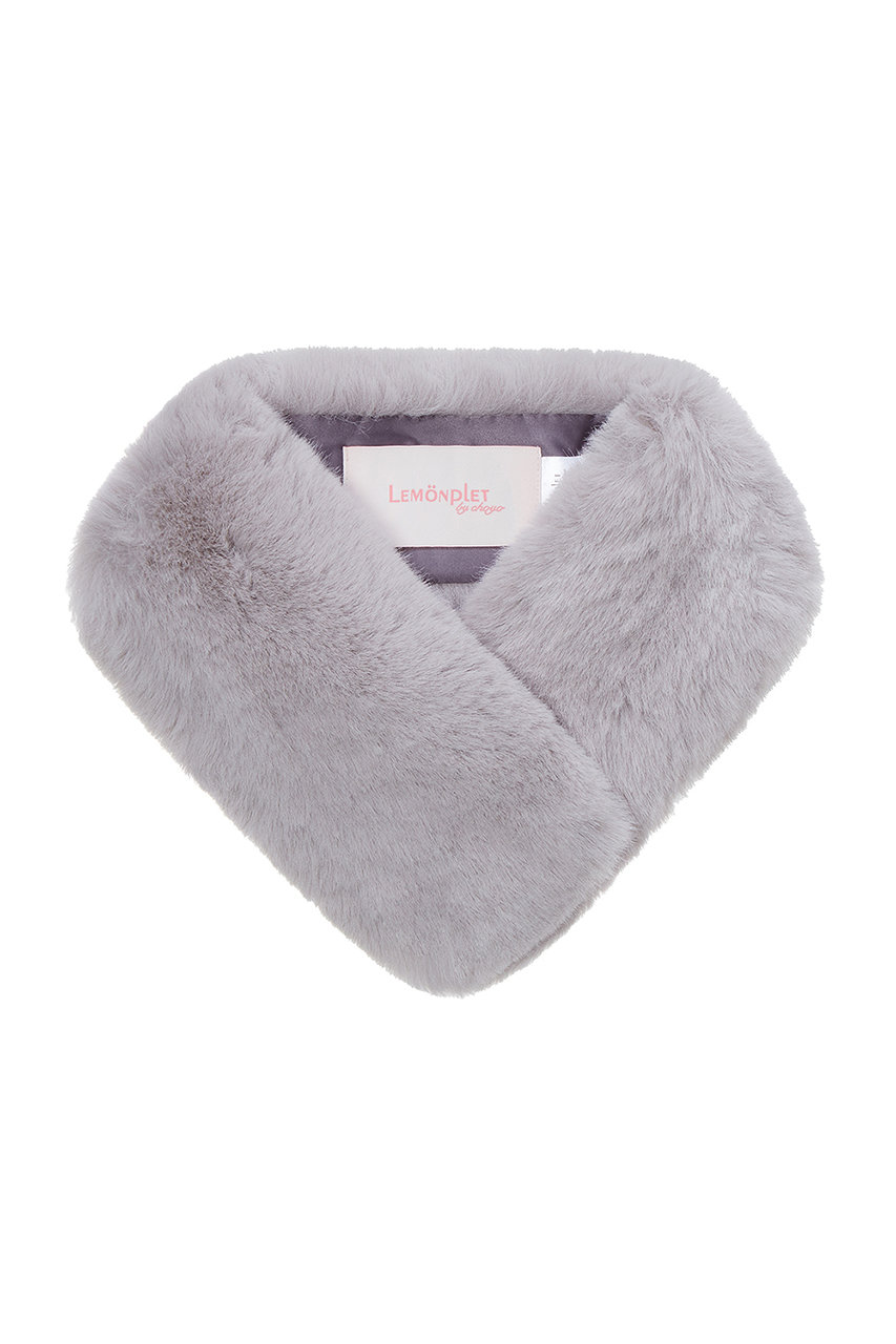 レモンプレット/LemonpletのFAUX FUR RONNI NECK WARMER(WARM GREY/LAC001KRACC)