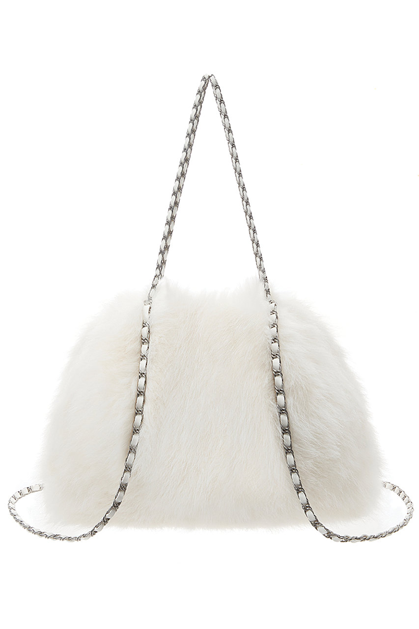 レモンプレット/LemonpletのFAUX FUR CHUPETTE BACKPACK(SNOW WHITE/LAC034KRACC)