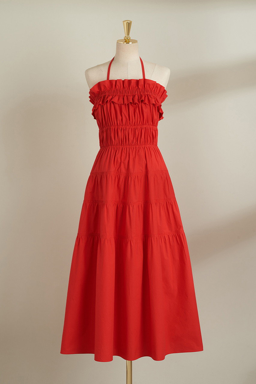 Lemonplet LOMBARDI LONG DRESS (RED, S) レモンプレット ELLE SHOP Lemonplet LOMBARDI LONG DRESS (RED, S) レモンプレット ELLE SHOP