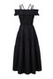 LOMBARDI LONG DRESS レモンプレット/Lemonplet BLACK