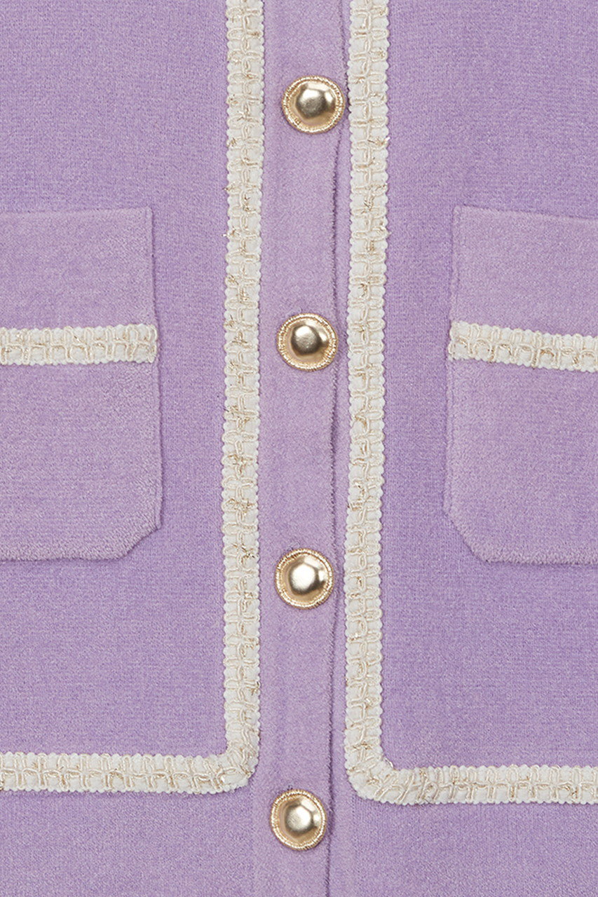 Lemonplet(レモンプレット)｜MIFERE CARDIGAN/LAVENDER の通販