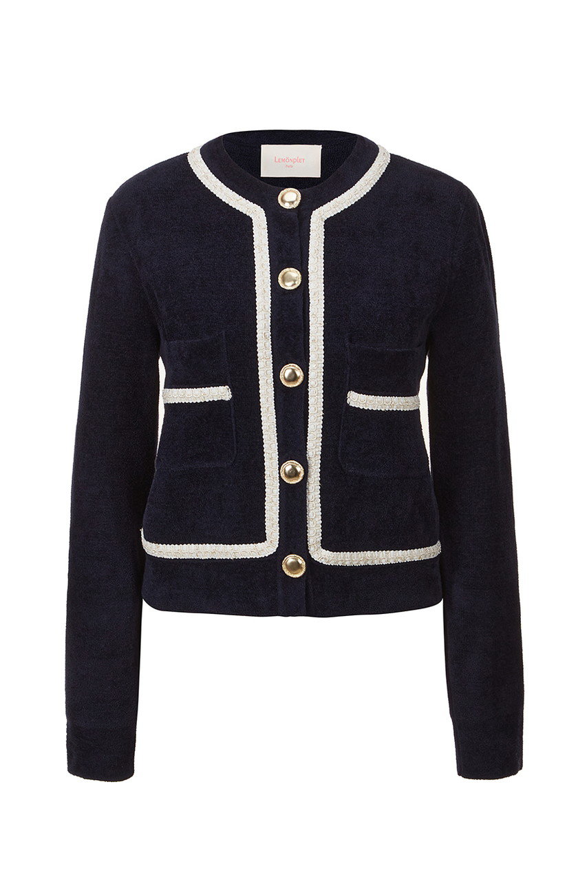 Lemonplet MIFERE CARDIGAN (NAVY, S) レモンプレット ELLE SHOP Lemonplet MIFERE CARDIGAN (NAVY, S) レモンプレット ELLE SHOP
