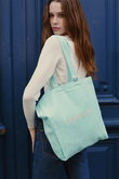 LUMI  LOGO CANVAS BAG レモンプレット/Lemonplet