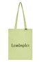 LUMIE GLITTER LOGO CANVAS BAG レモンプレット/Lemonplet GREEN TEA & KHAKI