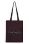 LUMIE GLITTER LOGO CANVAS BAG レモンプレット/Lemonplet BORDEAUX & GREY