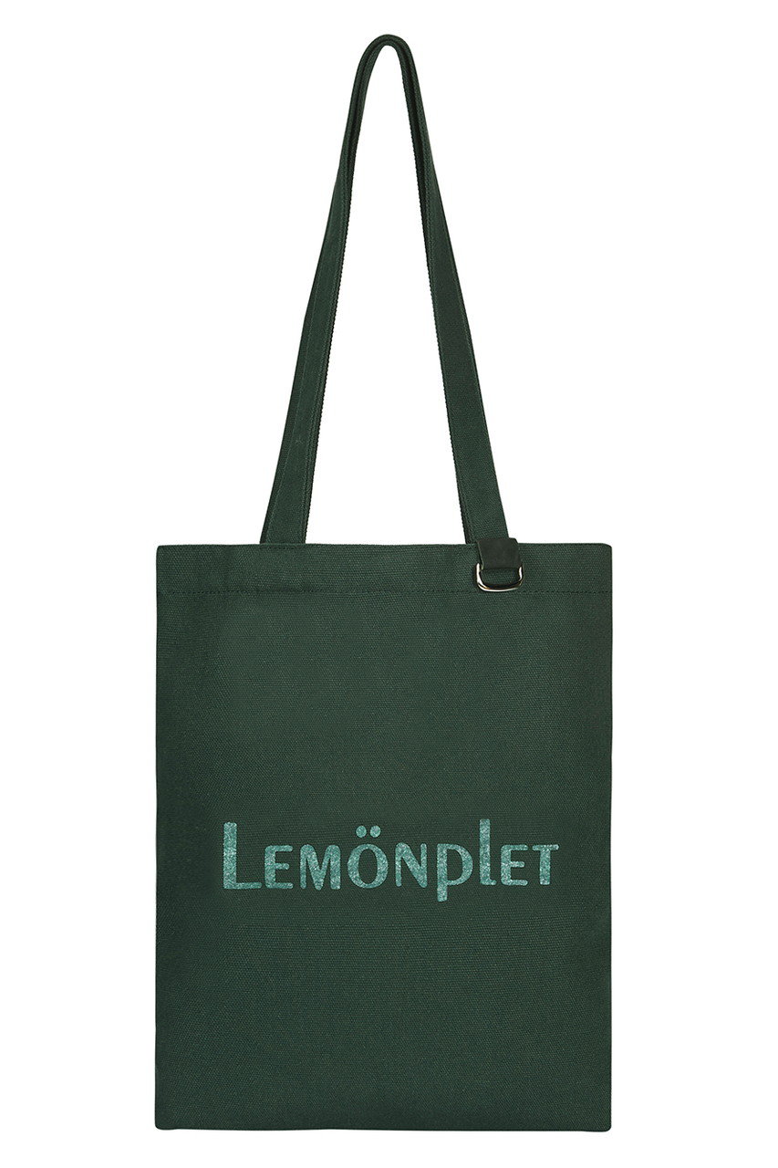 Lemonplet LUMIE GLITTER LOGO CANVAS BAG (フォレストグリーン & ターコイズ, ONE SIZE) レモンプレット ELLE SHOP Lemonplet LUMIE GLITTER LOGO CANVAS BAG (フォレストグリーン & ターコイズ, ONE SIZE) レモンプレット ELLE SHOP