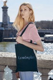 LUMIE GLITTER LOGO CANVAS BAG