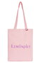 LUMIE GLITTER LOGO CANVAS BAG レモンプレット/Lemonplet クレドールピンク＆ラベンダー