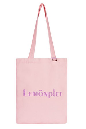 レモンプレット/LemonpletのLUMIE GLITTER LOGO CANVAS BAG