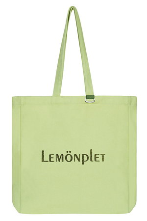 レモンプレット/LemonpletのLUMI GLITTER LOGO CANVAS BAG(120200/120201)