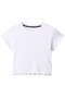 NANA CROP T-SHIRT レモンプレット/Lemonplet ホワイト