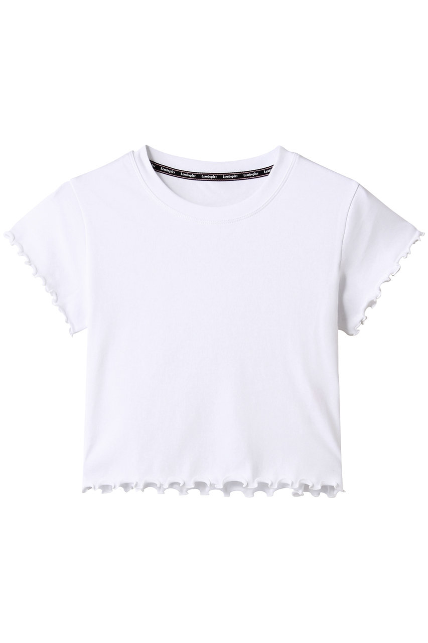 Lemonplet NANA CROP T-SHIRT (ホワイト, 1(S)) レモンプレット ELLE SHOP Lemonplet NANA CROP T-SHIRT (ホワイト, 1(S)) レモンプレット ELLE SHOP