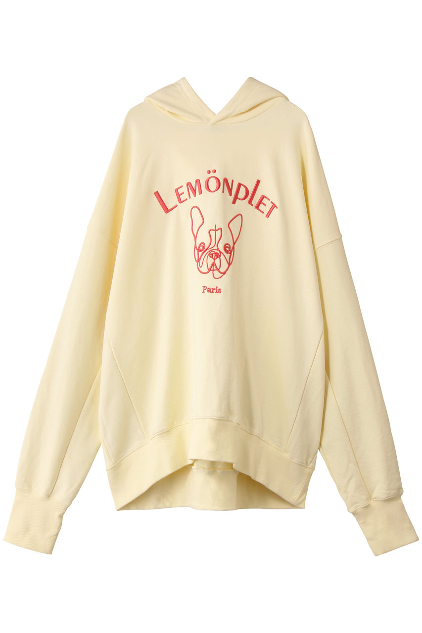 Lemonplet AIGIS HOODED SWEATSHIRT (ミルク バナナ, ONE SIZE) レモンプレット ELLE SHOP Lemonplet AIGIS HOODED SWEATSHIRT (ミルク バナナ, ONE SIZE) レモンプレット ELLE SHOP