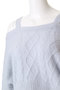 KNIT VIVI RIBBON DETAIL  TOP レモンプレット/Lemonplet