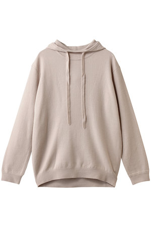 レモンプレット/LemonpletのKNIT BEGE HOODED TOP(110300/110304)