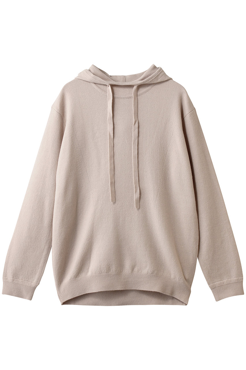 レモンプレット/LemonpletのKNIT BEGE HOODED TOP(ベージュ/LKT016KRKNT)