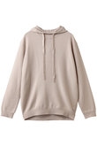KNIT BEGE HOODED TOP