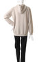KNIT BEGE HOODED TOP レモンプレット/Lemonplet