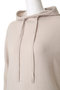 KNIT BEGE HOODED TOP レモンプレット/Lemonplet