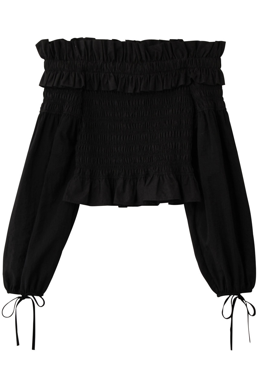 Lemonplet DUCHESSE TOP (ブラック, ONE SIZE) レモンプレット ELLE SHOP